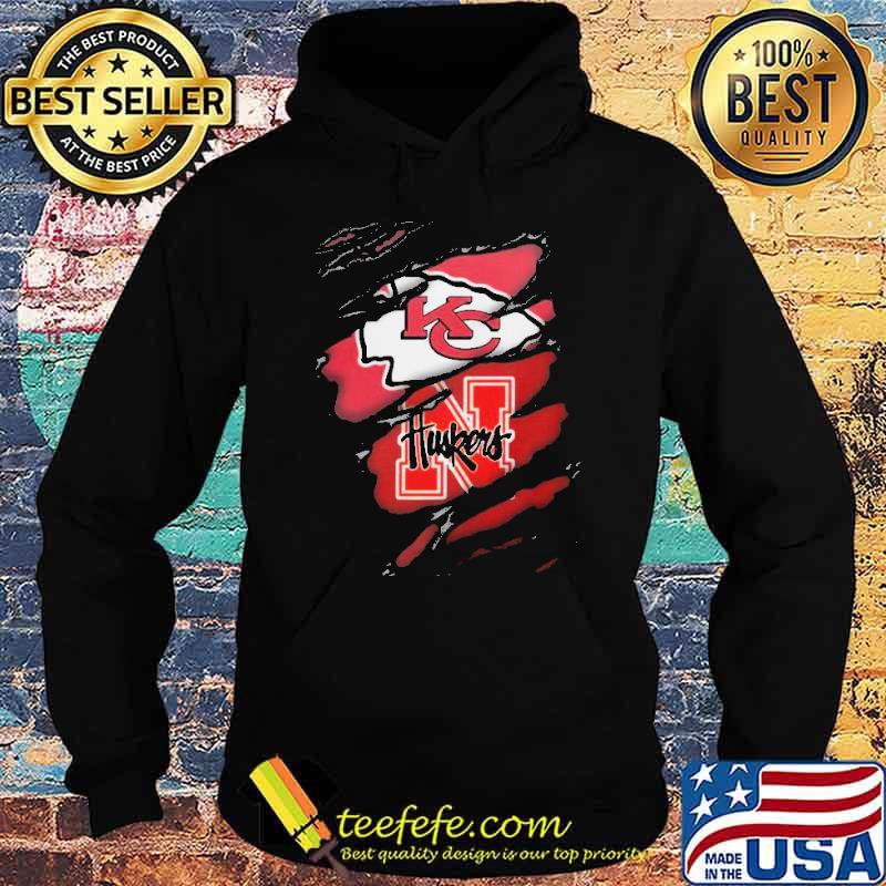 Kansas Chiefs and Nebraska huskers inside me s Hoodie Kansas Chiefs and Nebraska huskers inside me s Hoodie