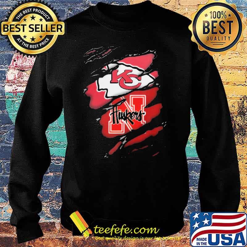 Kansas Chiefs and Nebraska huskers inside me s Sweater Kansas Chiefs and Nebraska huskers inside me s Sweater