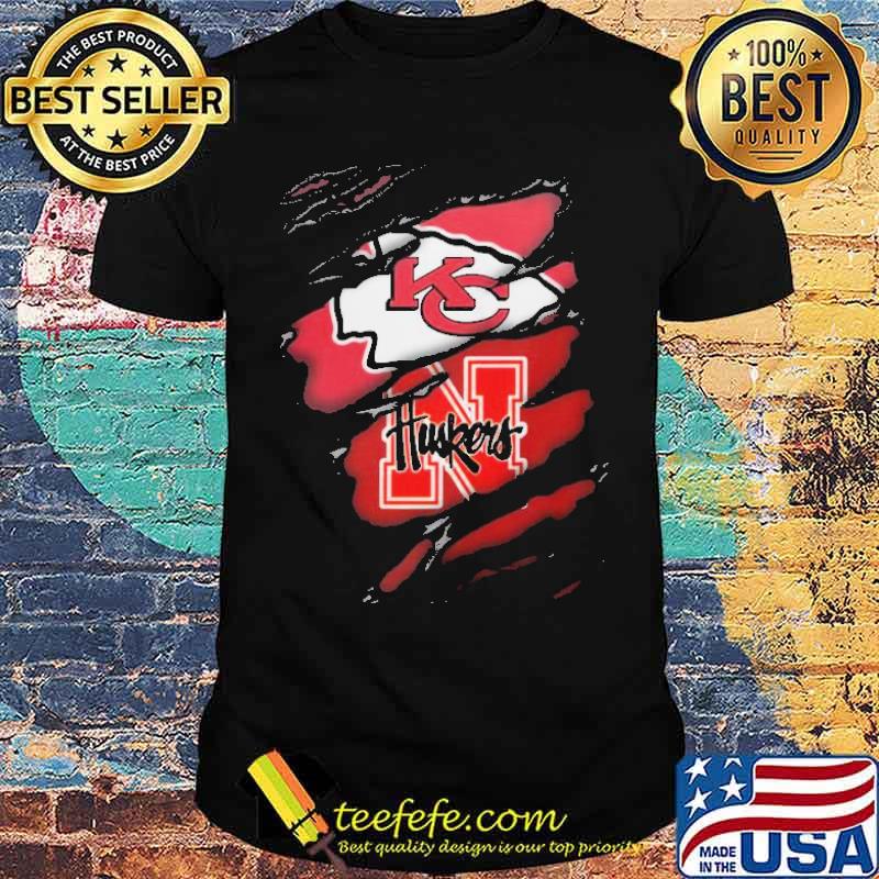 Kansas Chiefs and Nebraska huskers inside me shirt