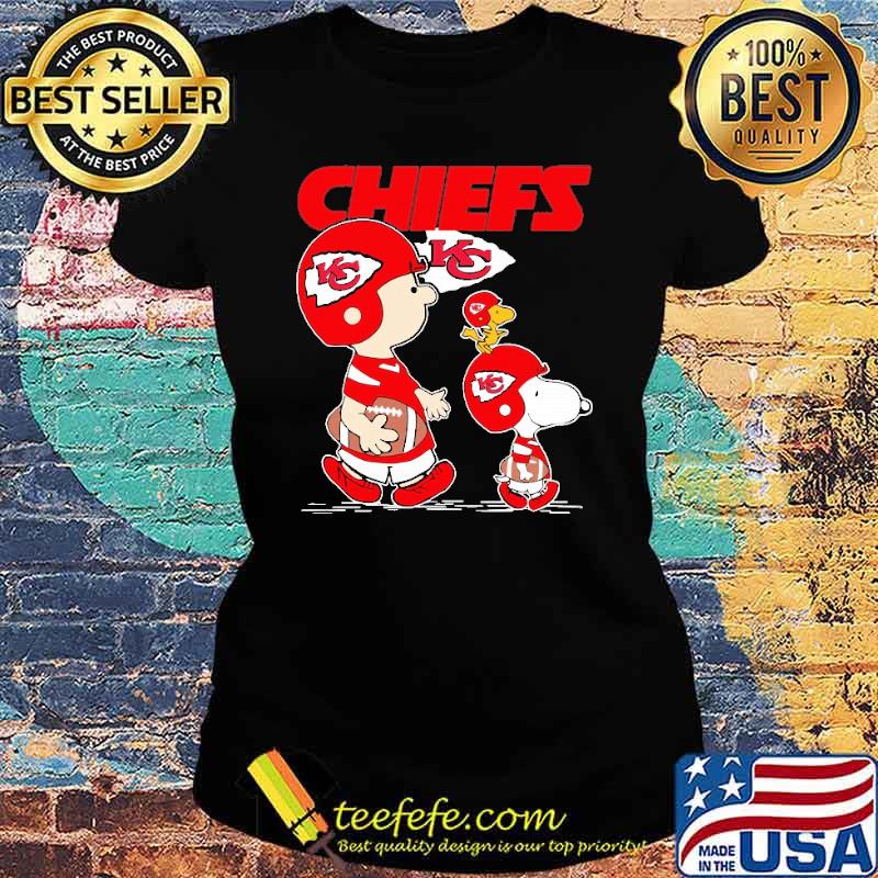 Kansas city Chiefs let's play Football together Snoopy NFL s Ladies tee Kansas city Chiefs let's play Football together Snoopy NFL s Ladies tee