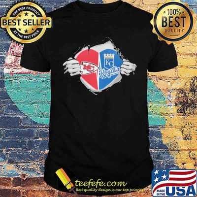 Kansas city Chiefs royals NFL mlb shirt