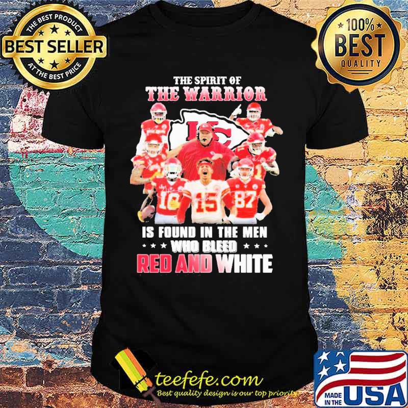 Kansas city Chiefs team the spirit of the the warrior signatures shirt