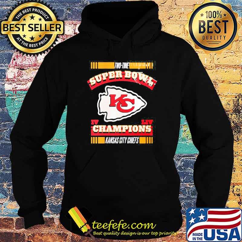 Kansas city Chiefs two time super bowl champions s Hoodie Kansas city Chiefs two time super bowl champions s Hoodie