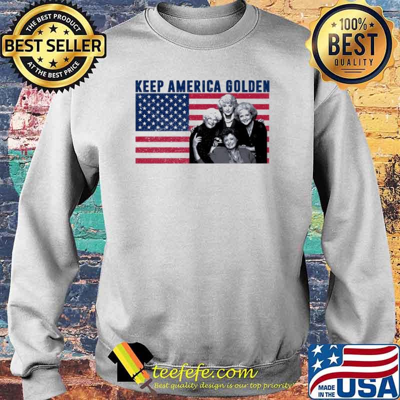 Keep America Golden Flag Shirt Sweater Keep America Golden Flag Shirt Sweater
