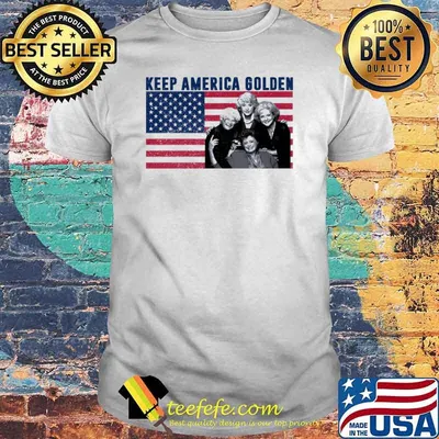 Keep America Golden Flag Shirt