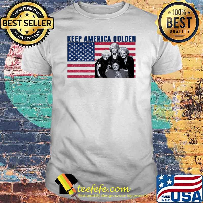 Keep America Golden Flag Shirt
