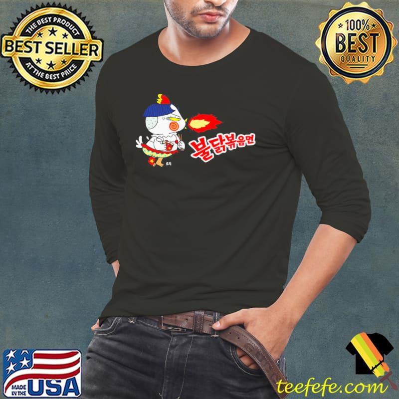 Korean spicy chicken ramen iconic cult design s Long Sleeve Tee Korean spicy chicken ramen iconic cult design s Long Sleeve Tee