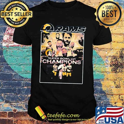 LA rams super bowl team champions lvI art shirt