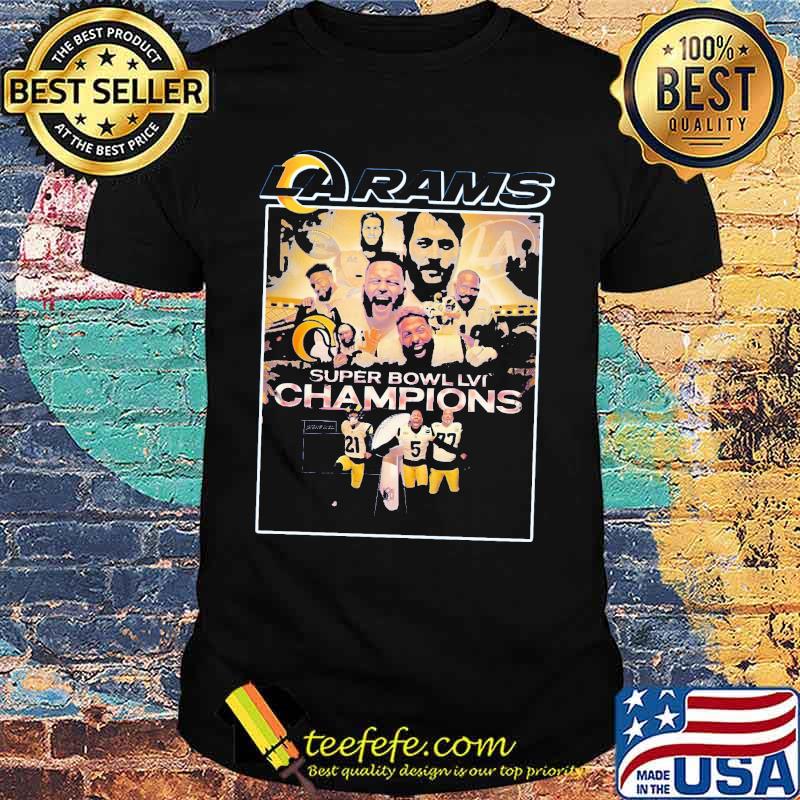 LA rams super bowl team champions lvI art shirt