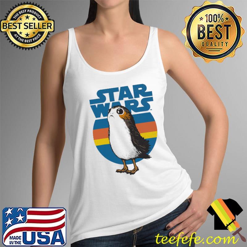 Last jedI porg retro stripes logo graphic Star wars s Tank Top Last jedI porg retro stripes logo graphic Star wars s Tank Top