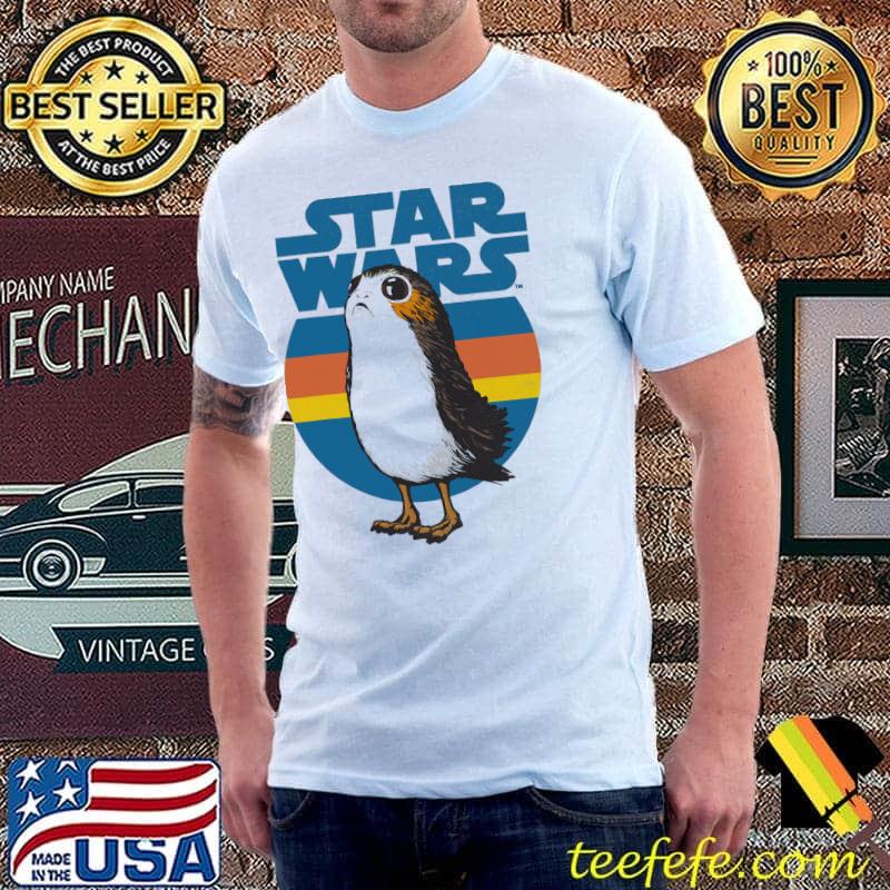 Last jedI porg retro stripes logo graphic Star wars s Unisex Last jedI porg retro stripes logo graphic Star wars s Unisex