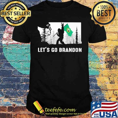Let's Go Brandon Washington State Big Foot shirt