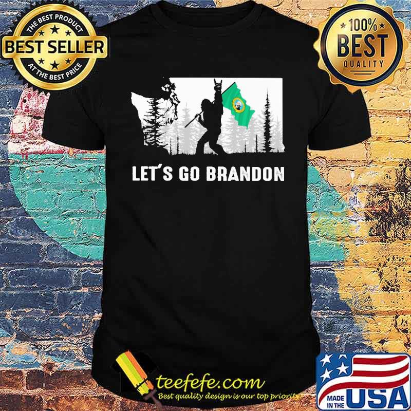 Let's Go Brandon Washington State Big Foot shirt Let's Go Brandon Washington State Big Foot shirt