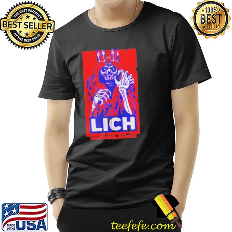 Lich dungeons dragons shirt Lich dungeons dragons shirt