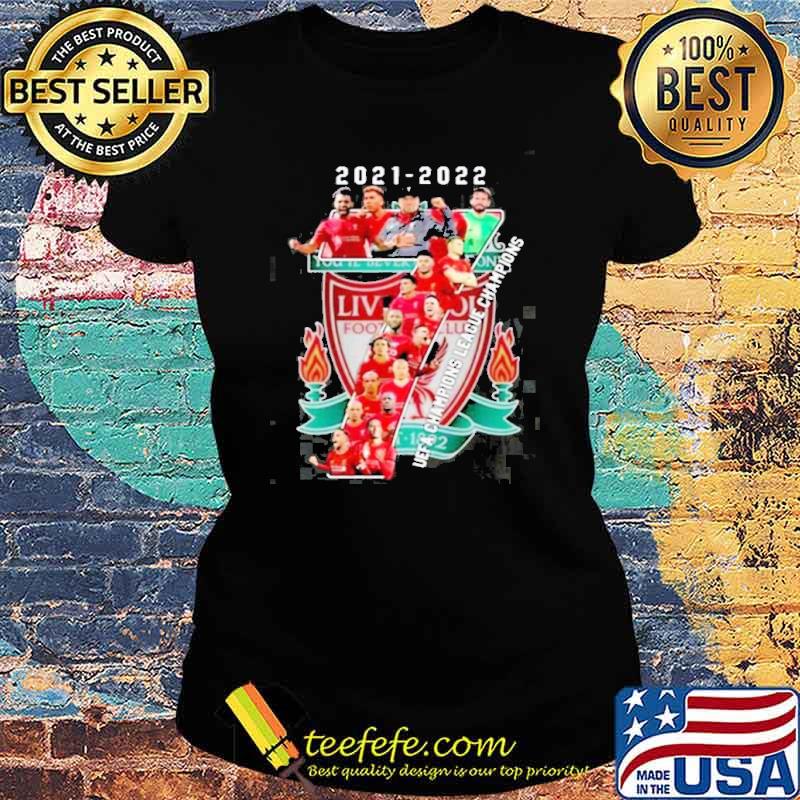 Liverpool 7th championship 2022 uefa champions league s Ladies tee Liverpool 7th championship 2022 uefa champions league s Ladies tee