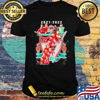 Liverpool 7th championship 2022 uefa champions league shirt