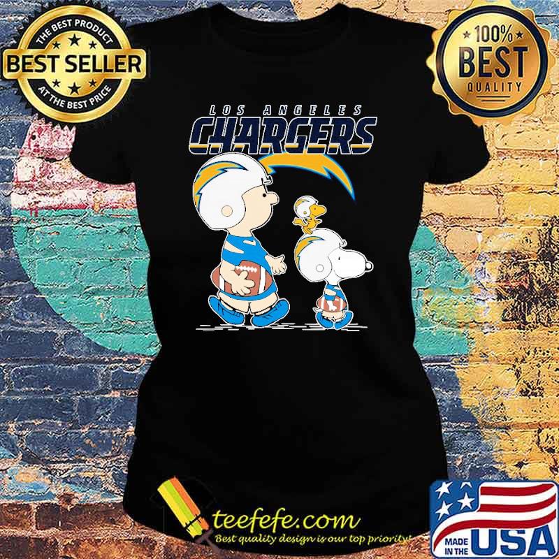 Los angeles chargers let's play Football together Snoopy NFL s Ladies tee Los angeles chargers let's play Football together Snoopy NFL s Ladies tee