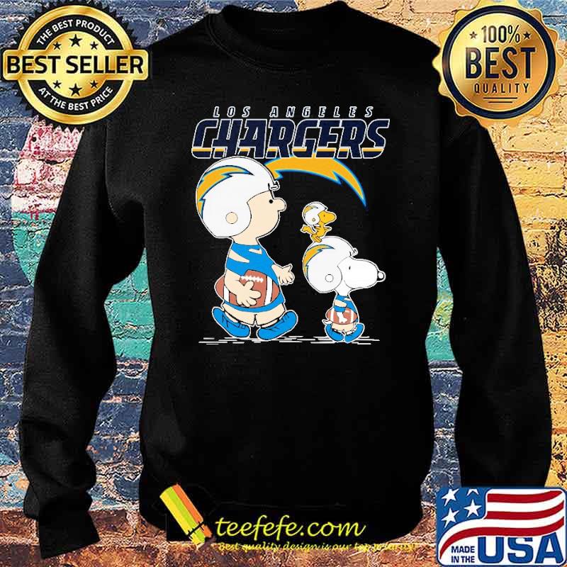 Los angeles chargers let's play Football together Snoopy NFL s Sweater Los angeles chargers let's play Football together Snoopy NFL s Sweater
