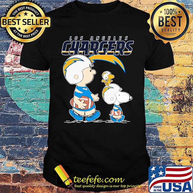 Los angeles chargers let's play Football together Snoopy NFL shirt