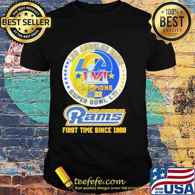 Los angeles rams 2022 super bowl lvI champions first time since 1999 shirt