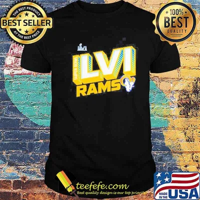 Los angeles rams super bowl lvI rams shirt