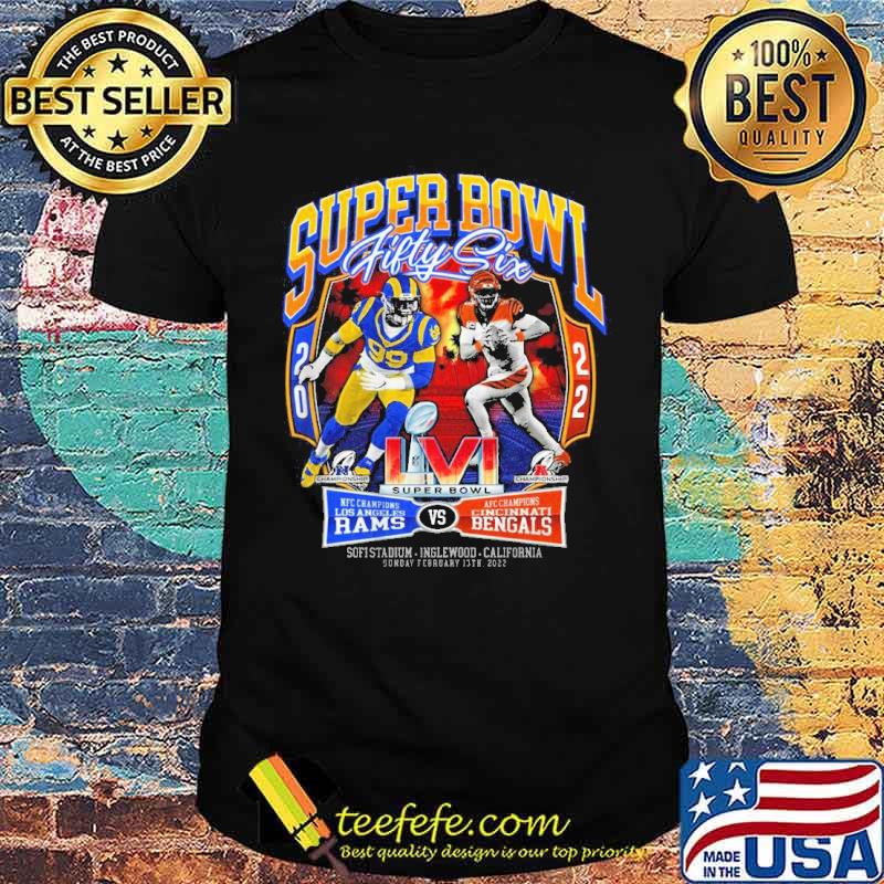 Los angeles rams vs cincinnatI bengals shirt
