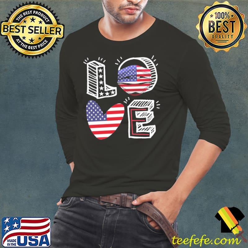 Love America 4th of july shirt Love America 4th of july shirt