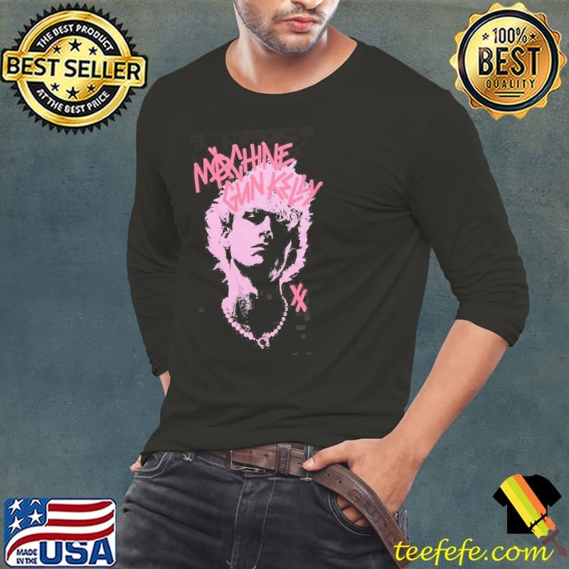 Machine Gun Kelly Pink Portrait Shirt Long Sleeve Tee Machine Gun Kelly Pink Portrait Shirt Long Sleeve Tee