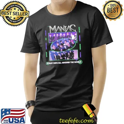 Maniac stray kids all around the world shirt