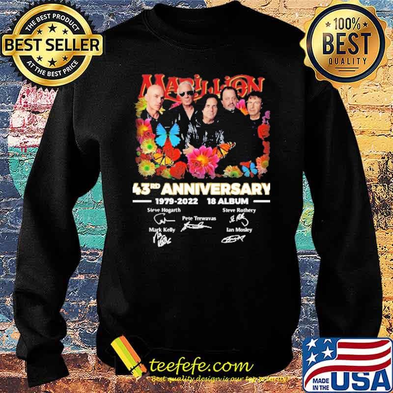 Marillion 43rd anniversary signatures s Sweater Marillion 43rd anniversary signatures s Sweater