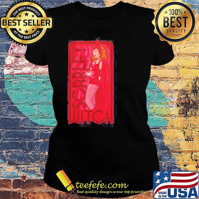 Marvel wandavision scarlet witch super hero s Ladies tee Marvel wandavision scarlet witch super hero s Ladies tee