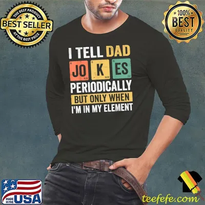 Mens Daddy Shirt. I TELL DAD JOKES PERIODICALLY Fathers Day T-Shirt