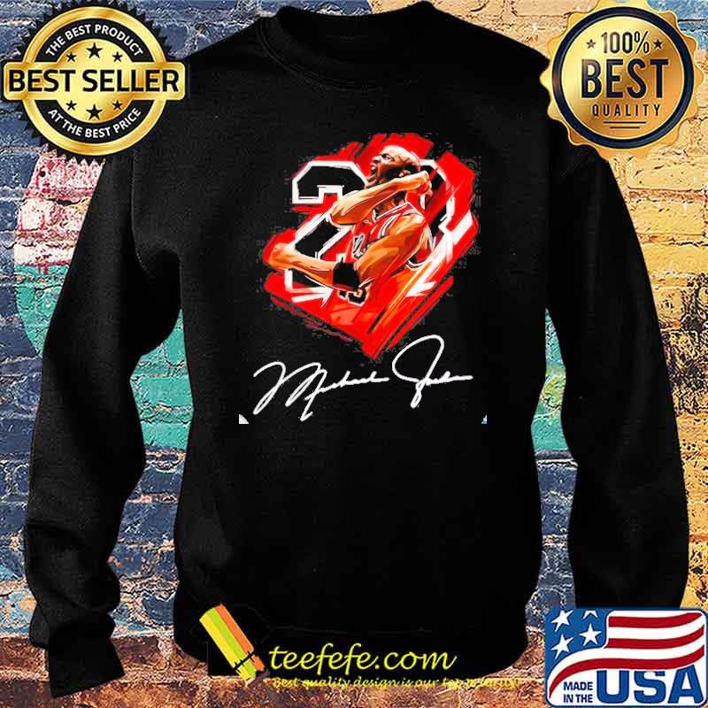 Michael Jordan 23 chicago bulls basketball signature s Sweater Michael Jordan 23 chicago bulls basketball signature s Sweater