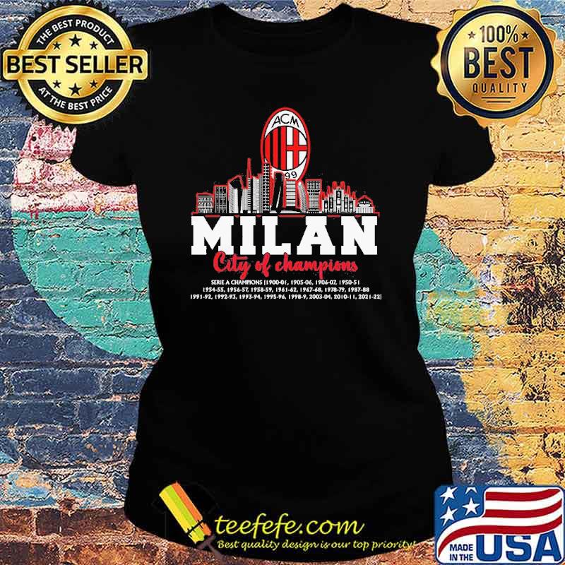 Milan city of champions serie champions s Ladies tee Milan city of champions serie champions s Ladies tee