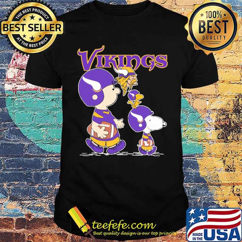 Minnesota vikings let's play Football together Snoopy NFL shirt