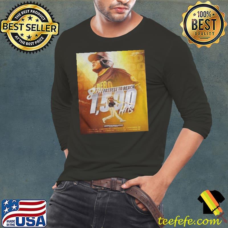 Mlb san diego padres manny machado 1500 hits in 1357 games s Long Sleeve Tee Mlb san diego padres manny machado 1500 hits in 1357 games s Long Sleeve Tee