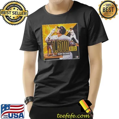 Mlb san diego padres manny machado 1500 hits shirt