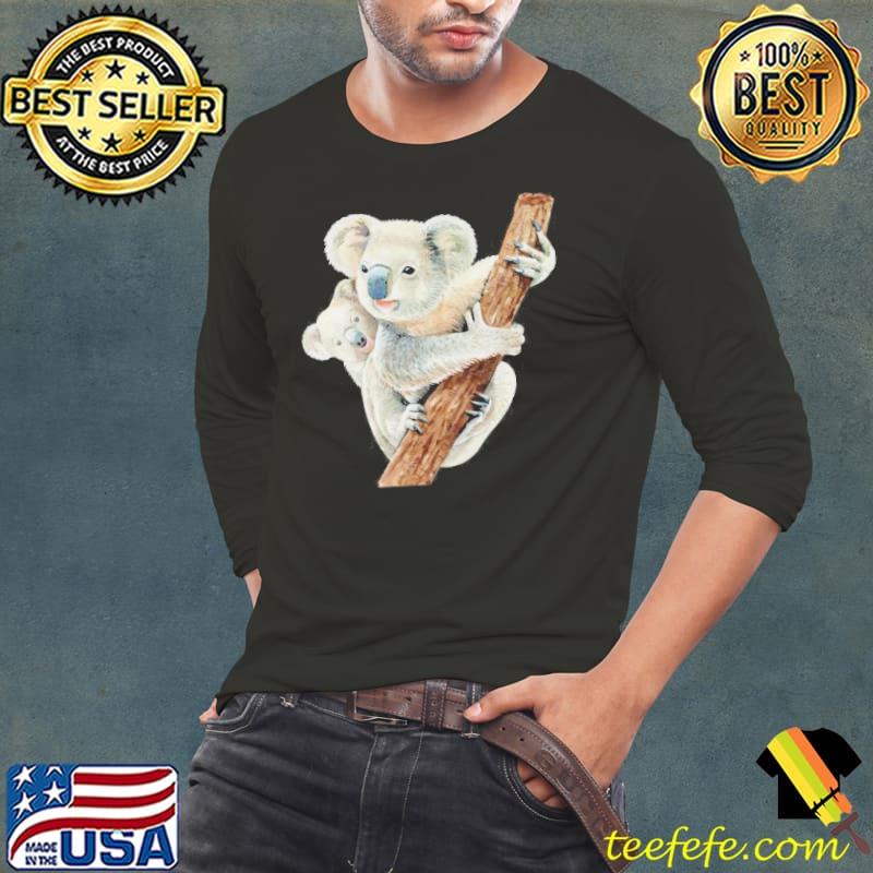 Mother and baby animals watercolor koala mom and koala baby s Long Sleeve Tee Mother and baby animals watercolor koala mom and koala baby s Long Sleeve Tee
