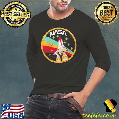 Nasa flying logo vintage gift shirt