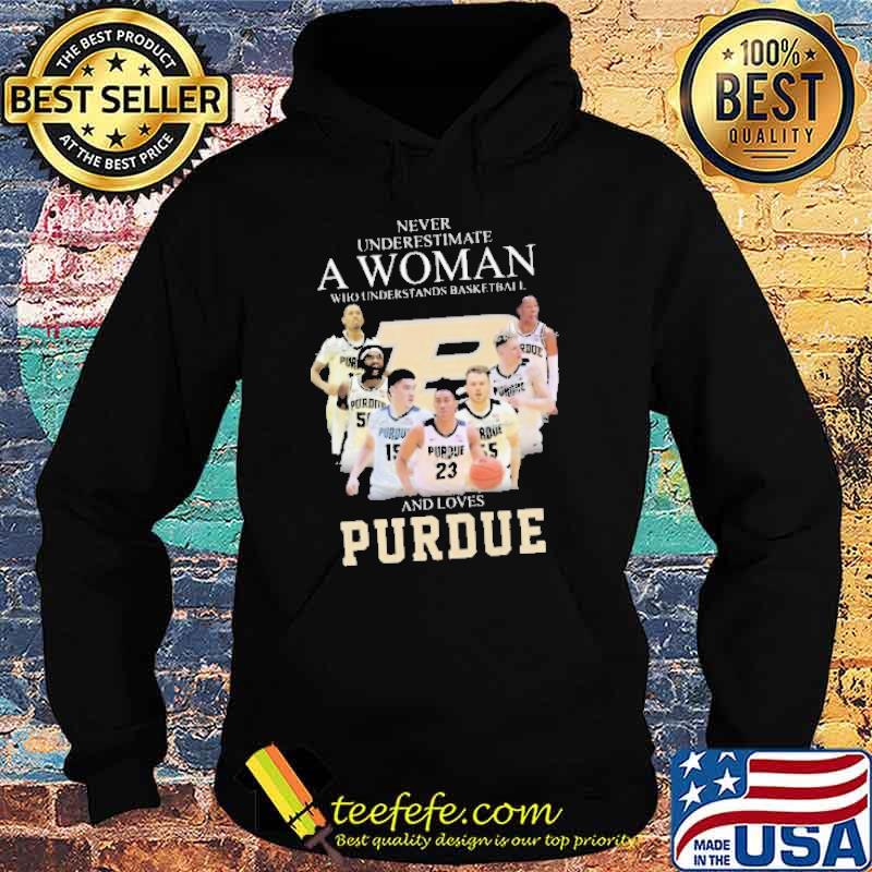 Never underestimate a woman who understands basketball and loves purdue signature classic s Hoodie Never underestimate a woman who understands basketball and loves purdue signature classic s Hoodie