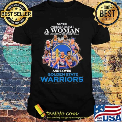 Never Underestimate A Woman Who Understands Basketball Who Loves Golden State Warriors Shirt