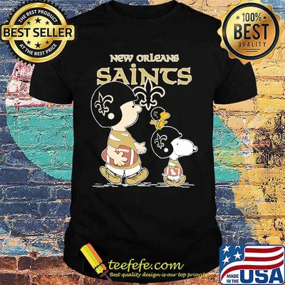 New orleans saints let's play Football together Snoopy NFL shirt