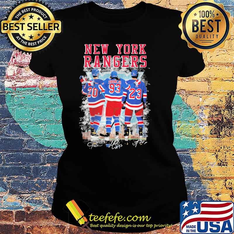 New York Rangers Hockey Signatures Shirt Ladies tee New York Rangers Hockey Signatures Shirt Ladies tee