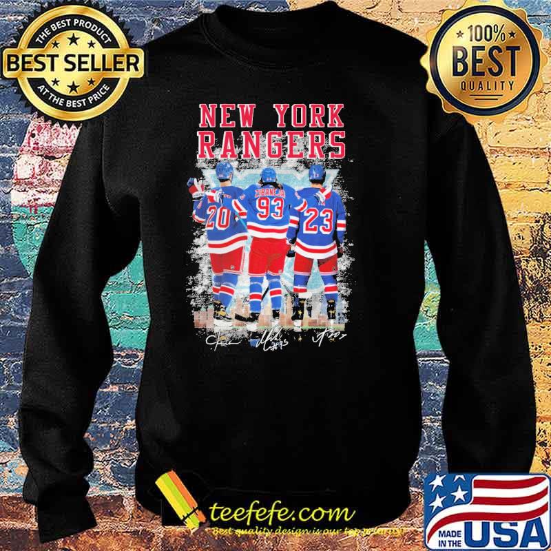 New York Rangers Hockey Signatures Shirt Sweater New York Rangers Hockey Signatures Shirt Sweater