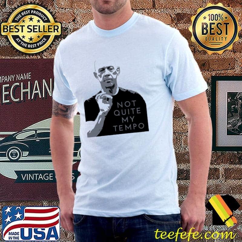 Not quite my tempo black and white s Unisex Not quite my tempo black and white s Unisex