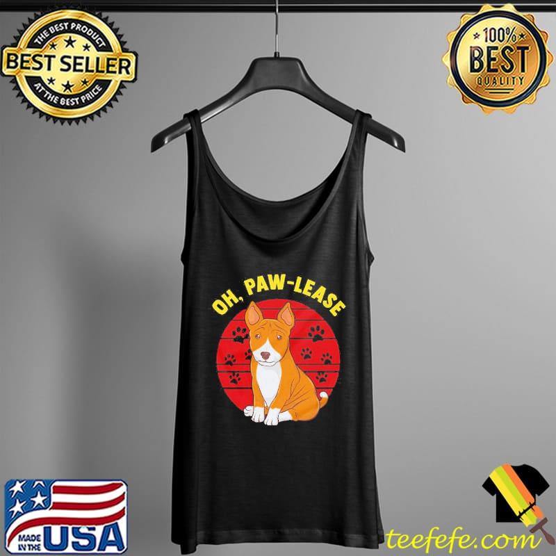 Oh pawlease cute and funny welsh corgI dog lover short sleeve s Tank Top Oh pawlease cute and funny welsh corgI dog lover short sleeve s Tank Top