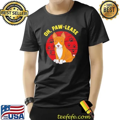 Oh pawlease cute and funny welsh corgI dog lover short sleeve shirt