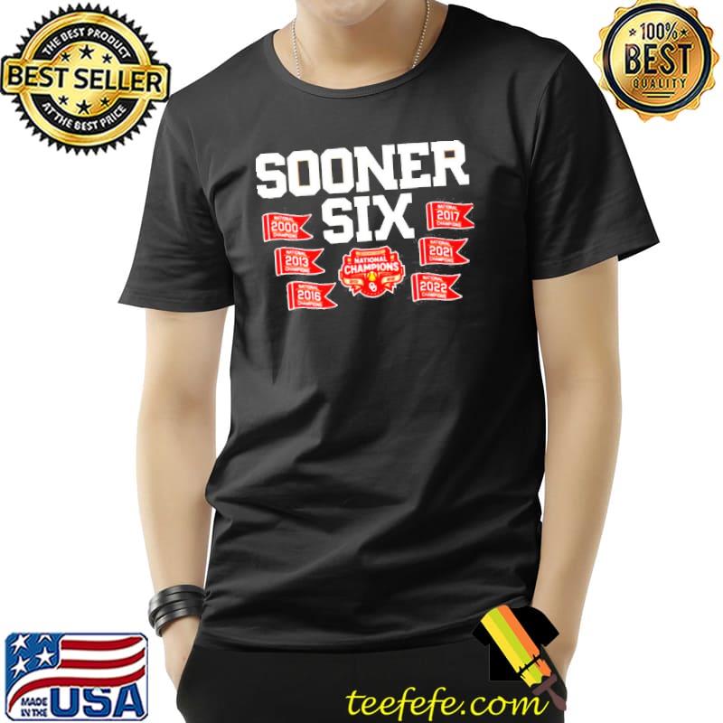 Oklahoma sooners sooner six championship s Unisex Oklahoma sooners sooner six championship s Unisex