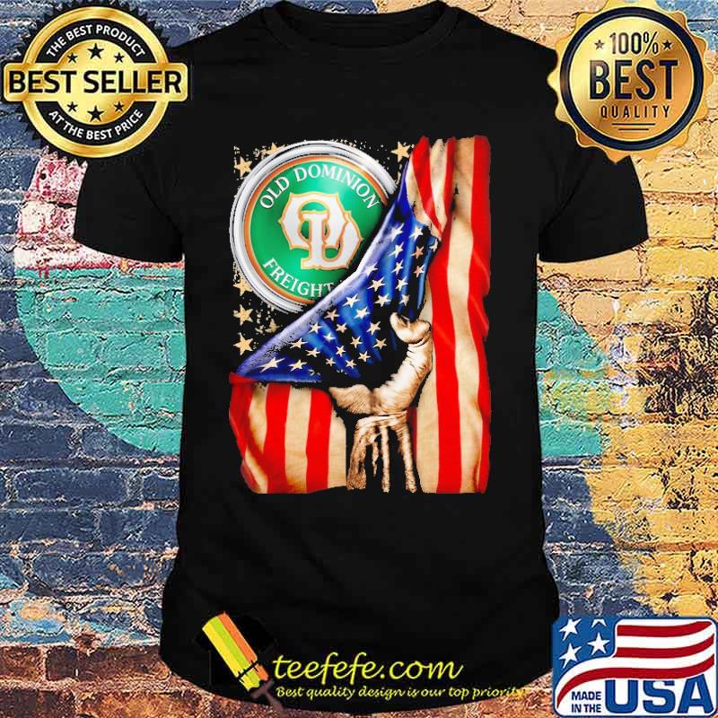 Old Dominion Freight Line American Flag Shirt