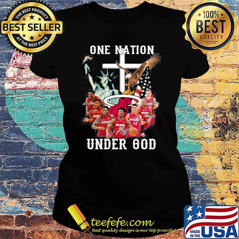 One Nation Under God Miami Shirt Ladies tee One Nation Under God Miami Shirt Ladies tee